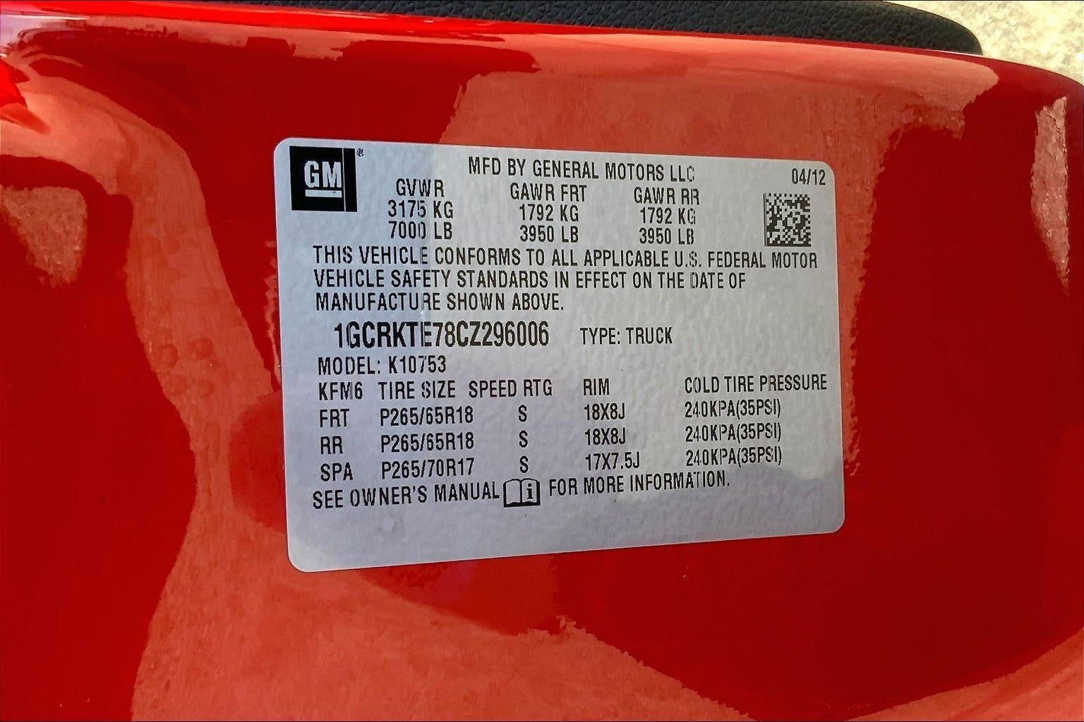 2012 Chevrolet Silverado 1500 LTZ