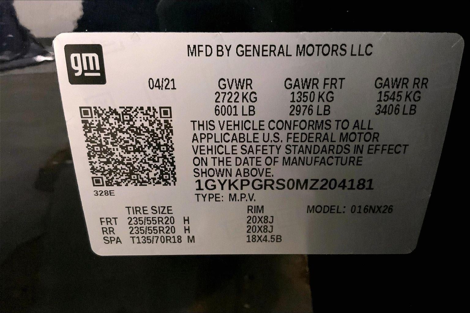 2021 Cadillac XT6 Sport