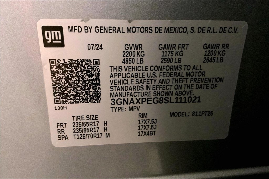 2025 Chevrolet Equinox LT