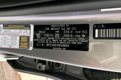 2022 Kia Forte GT-Line