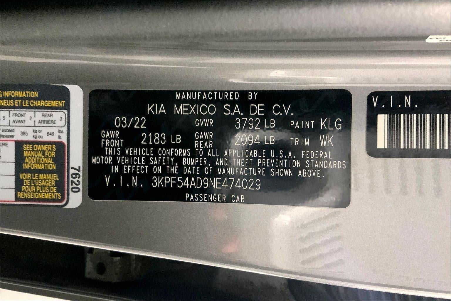 2022 Kia Forte GT-Line