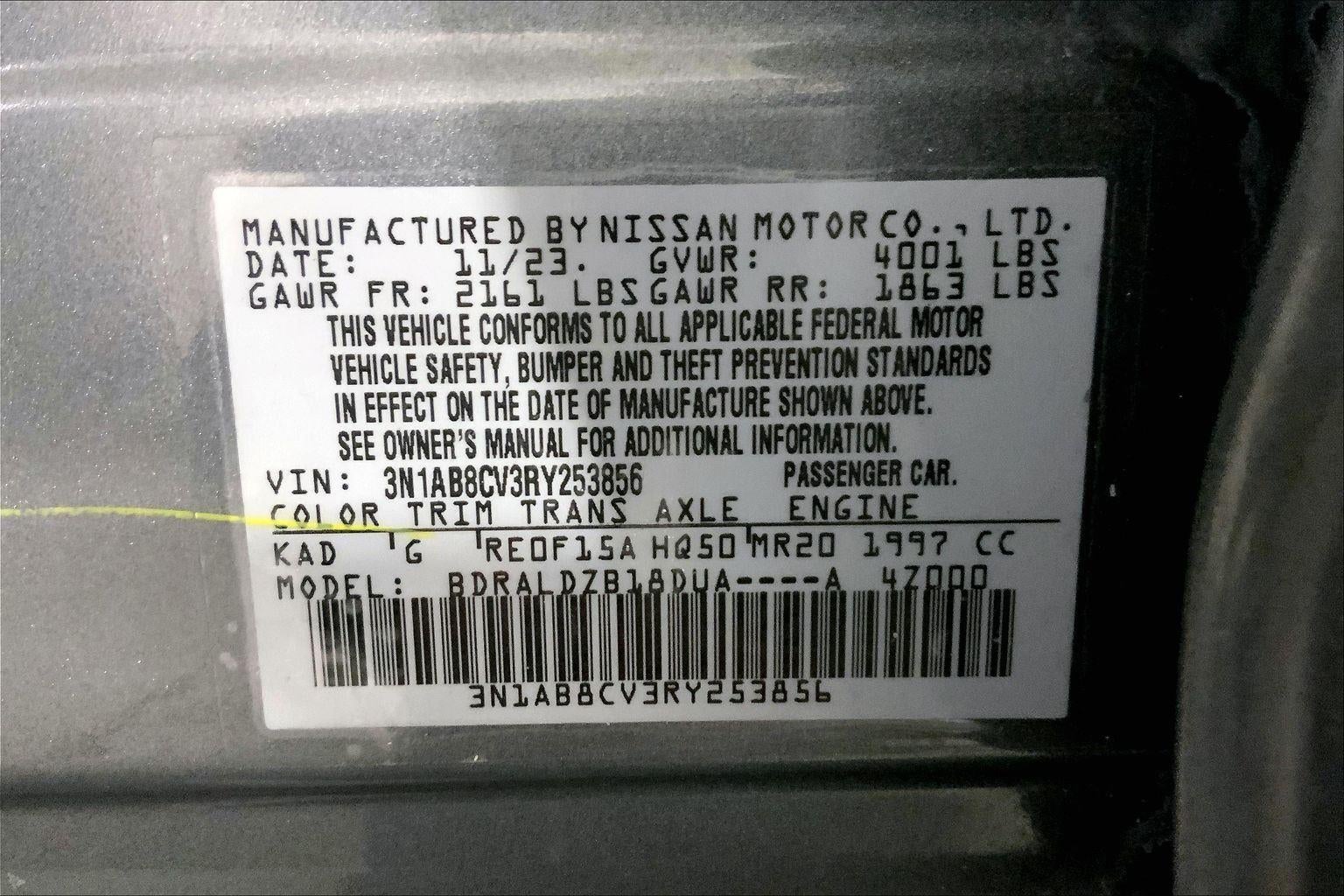 2024 Nissan Sentra SV