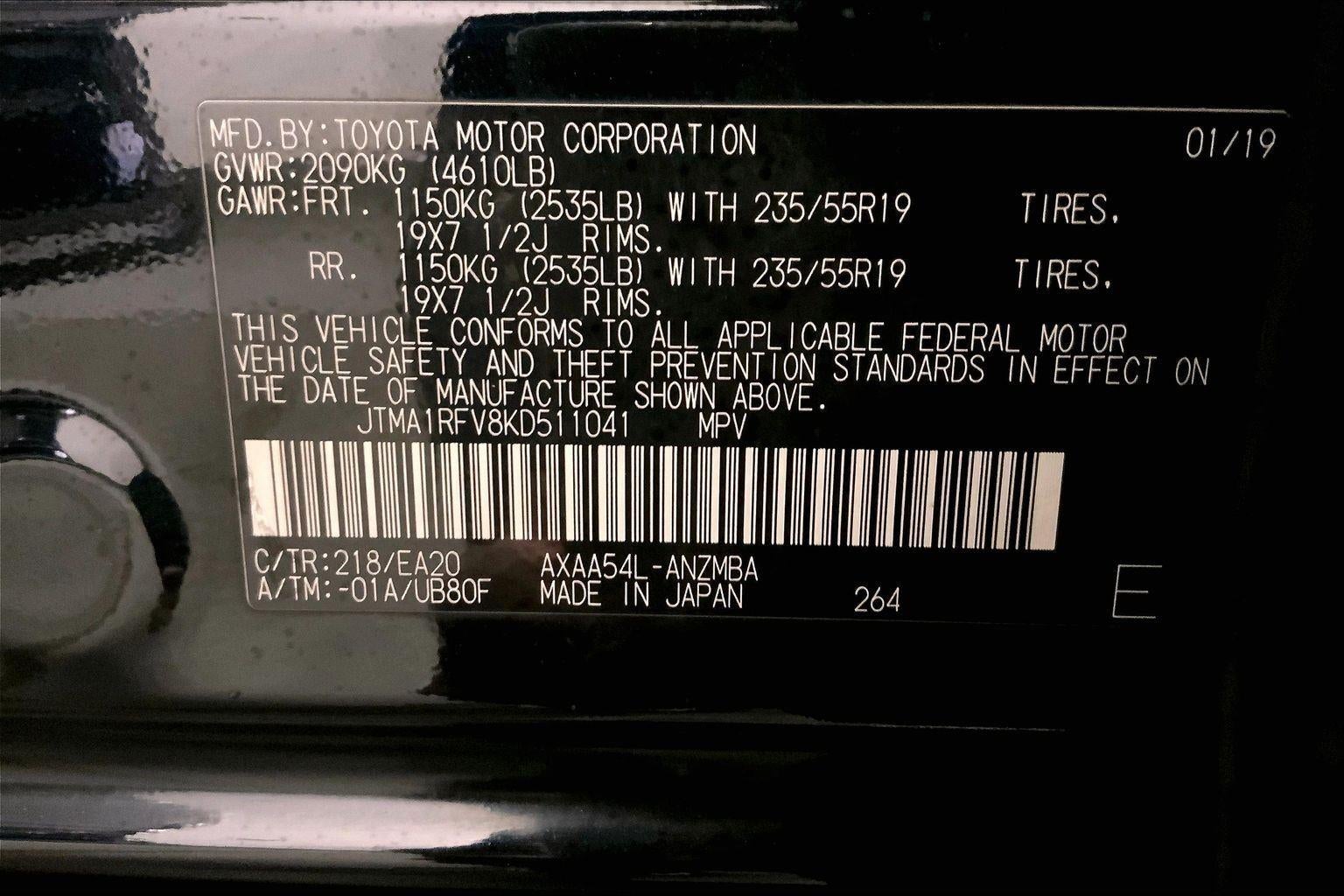 2019 Toyota RAV4 XLE Premium