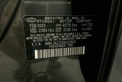 2025 Hyundai Sonata Hybrid SEL