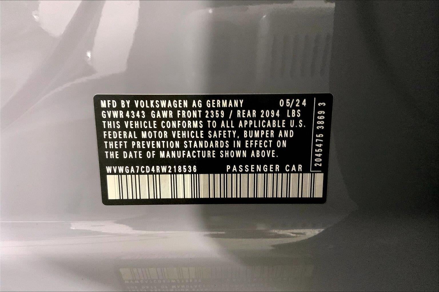 2024 Volkswagen Golf GTI S