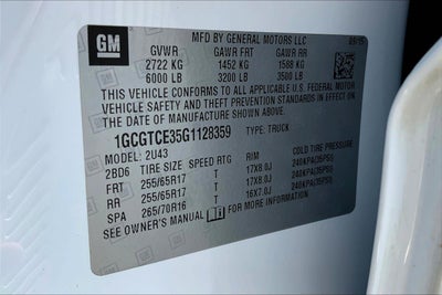 2016 Chevrolet Colorado 4WD LT