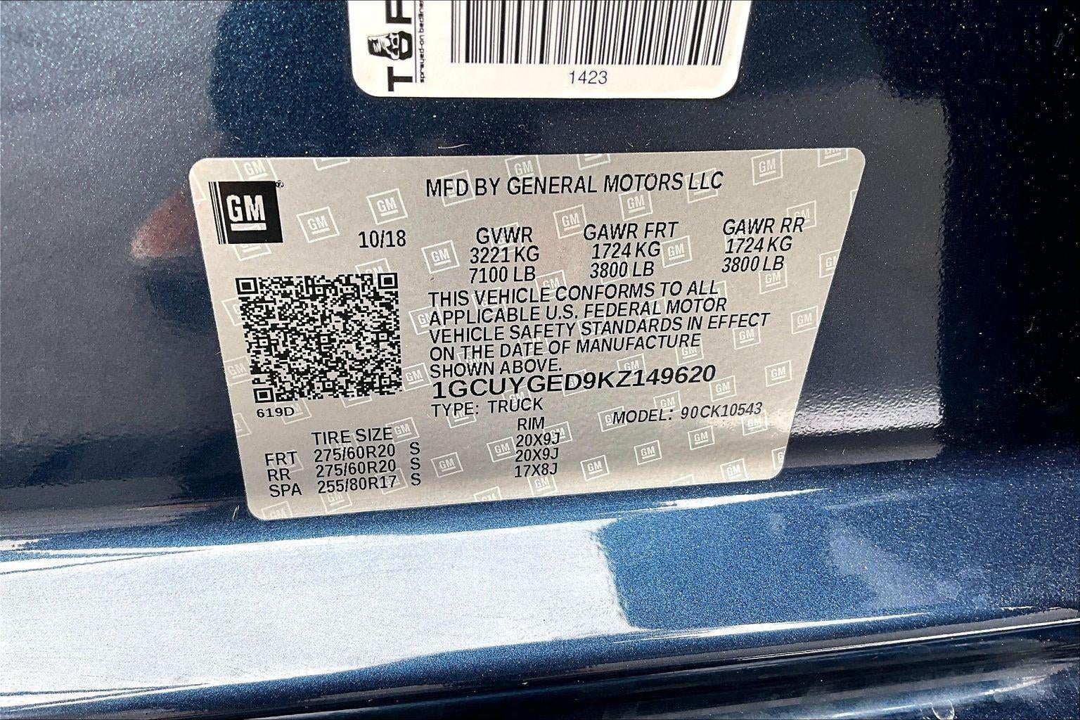 2019 Chevrolet Silverado 1500 LTZ