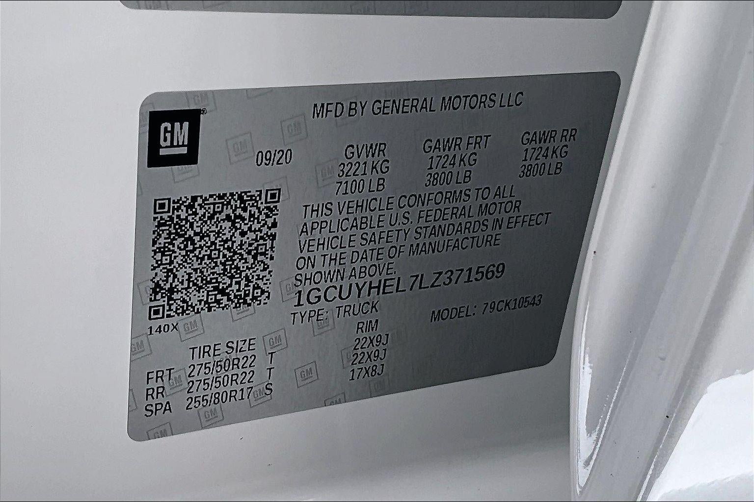 2020 Chevrolet Silverado 1500 High Country