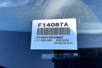 2022 GMC Sierra 2500 HD AT4