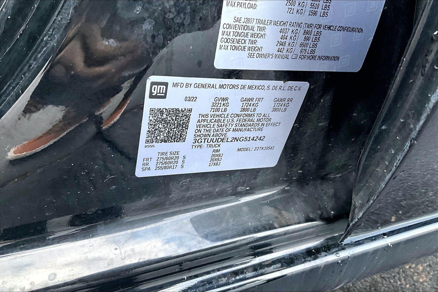 2022 GMC Sierra 1500 SLT