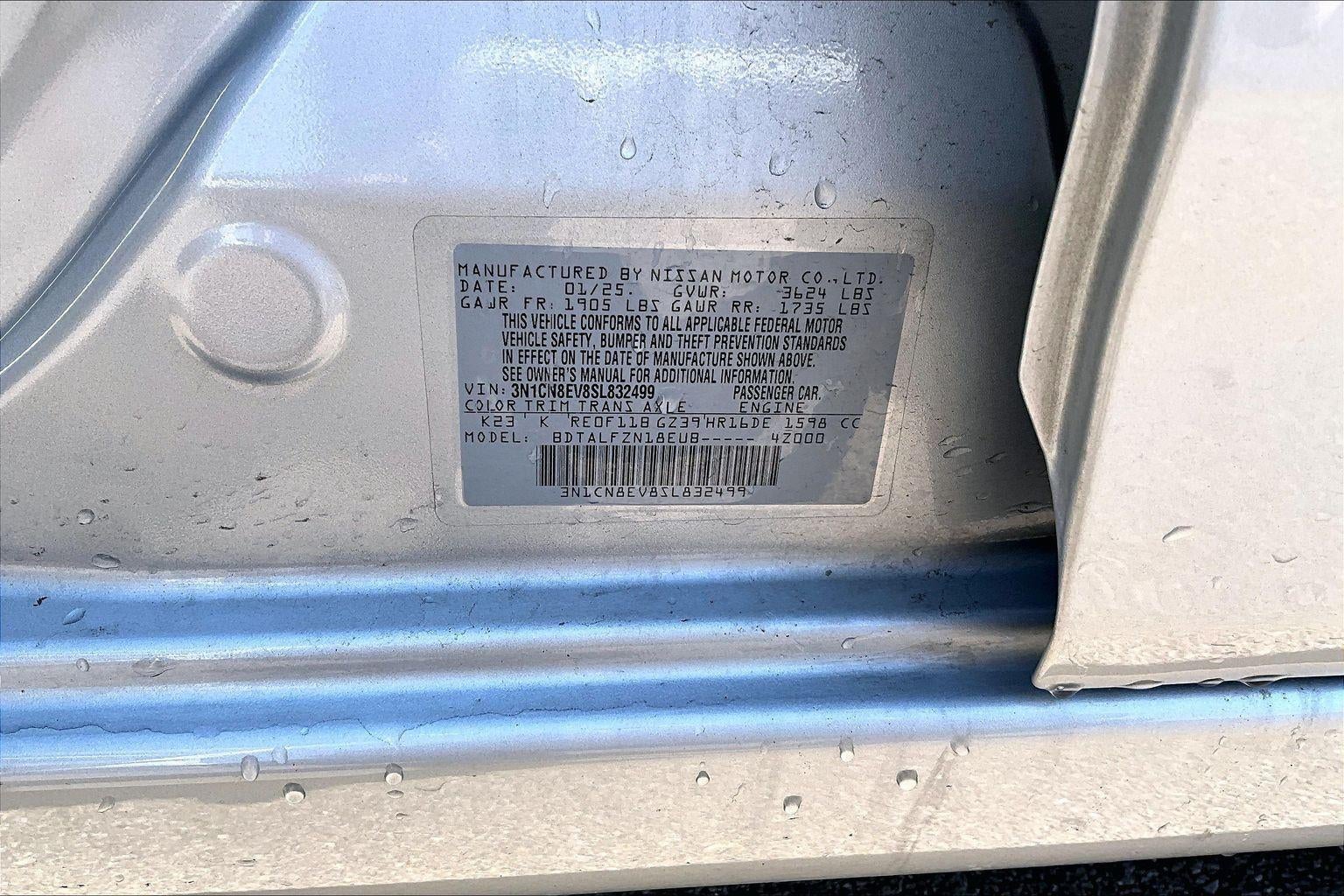 2025 Nissan Versa SV