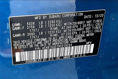 2024 Subaru Outback Wilderness