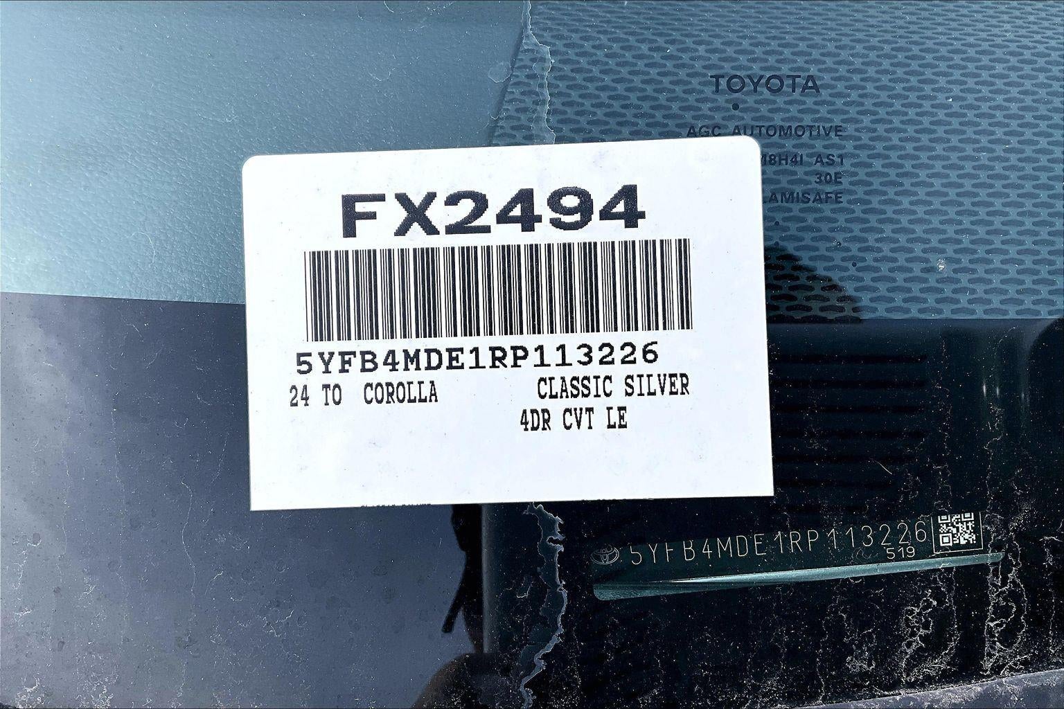 2024 Toyota Corolla LE