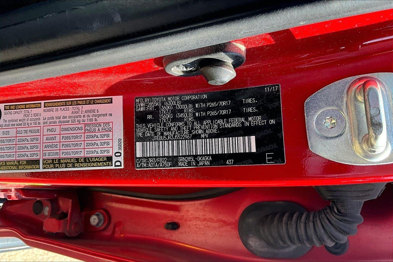 2018 Toyota 4Runner SR5