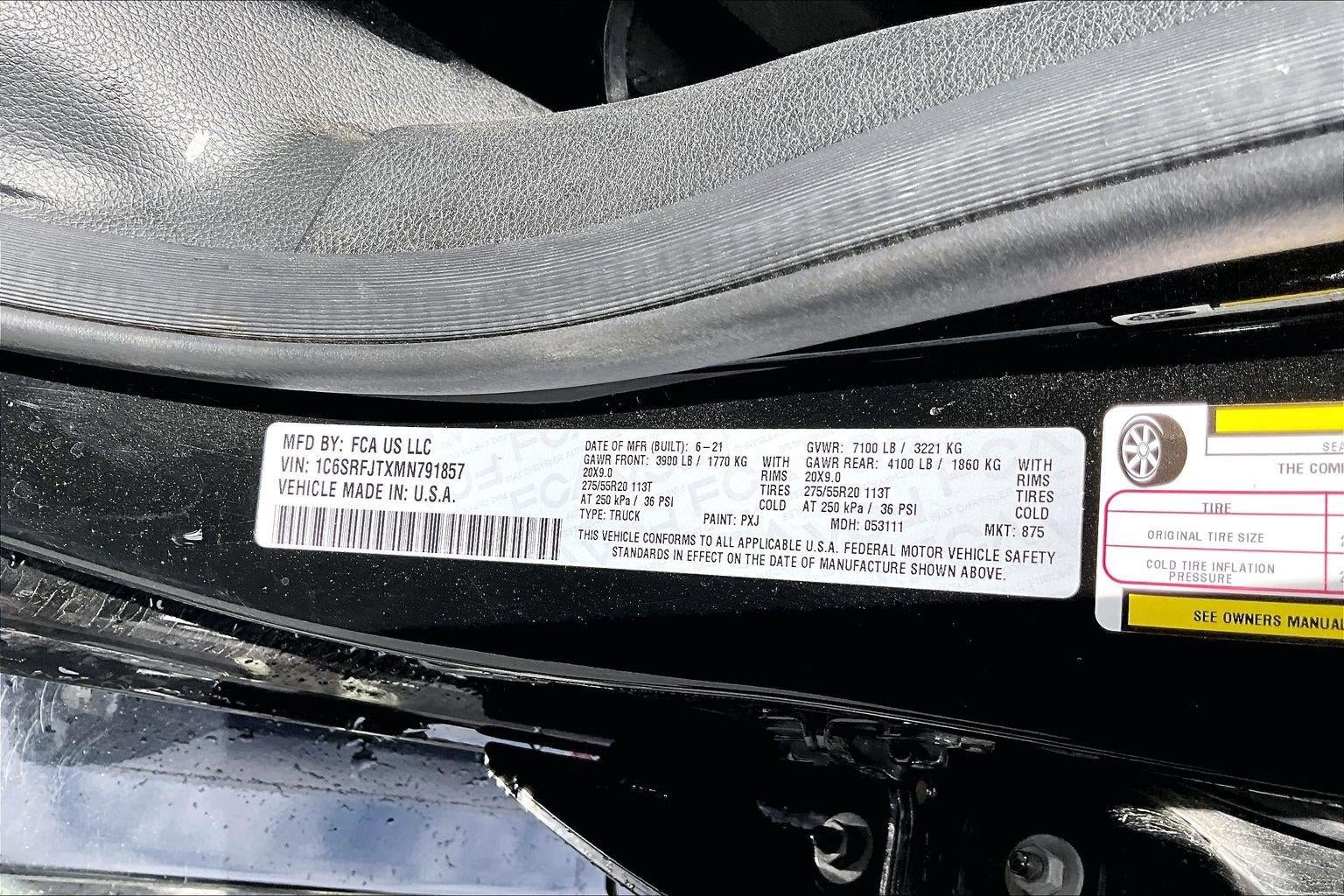 2021 RAM 1500 Laramie