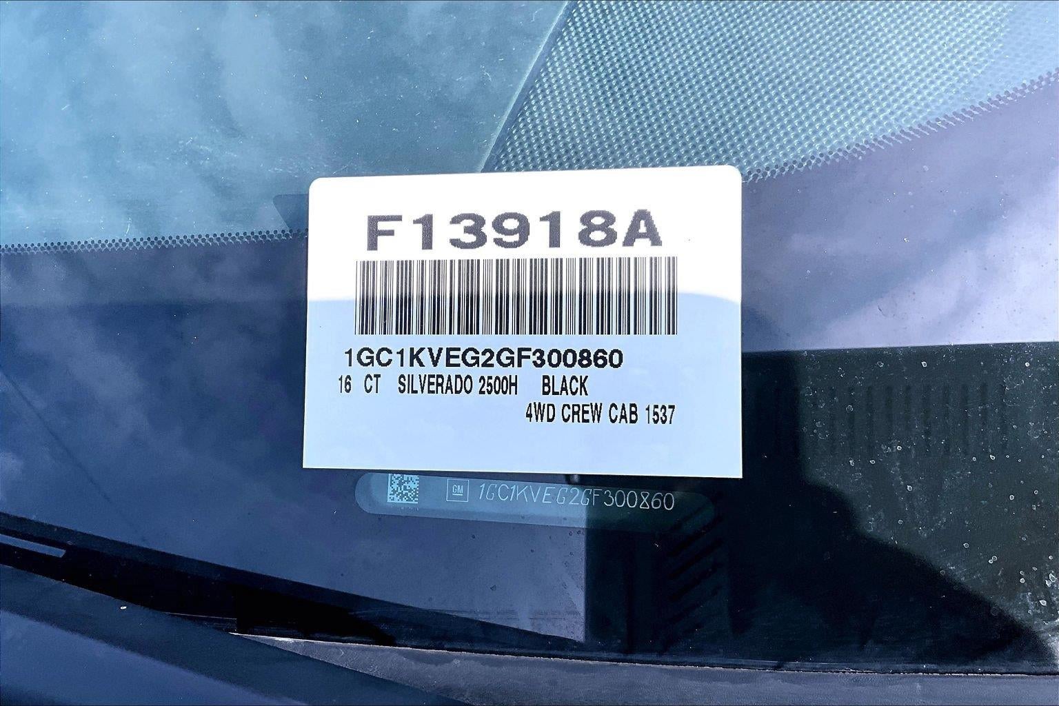 2016 Chevrolet Silverado 2500 HD LT