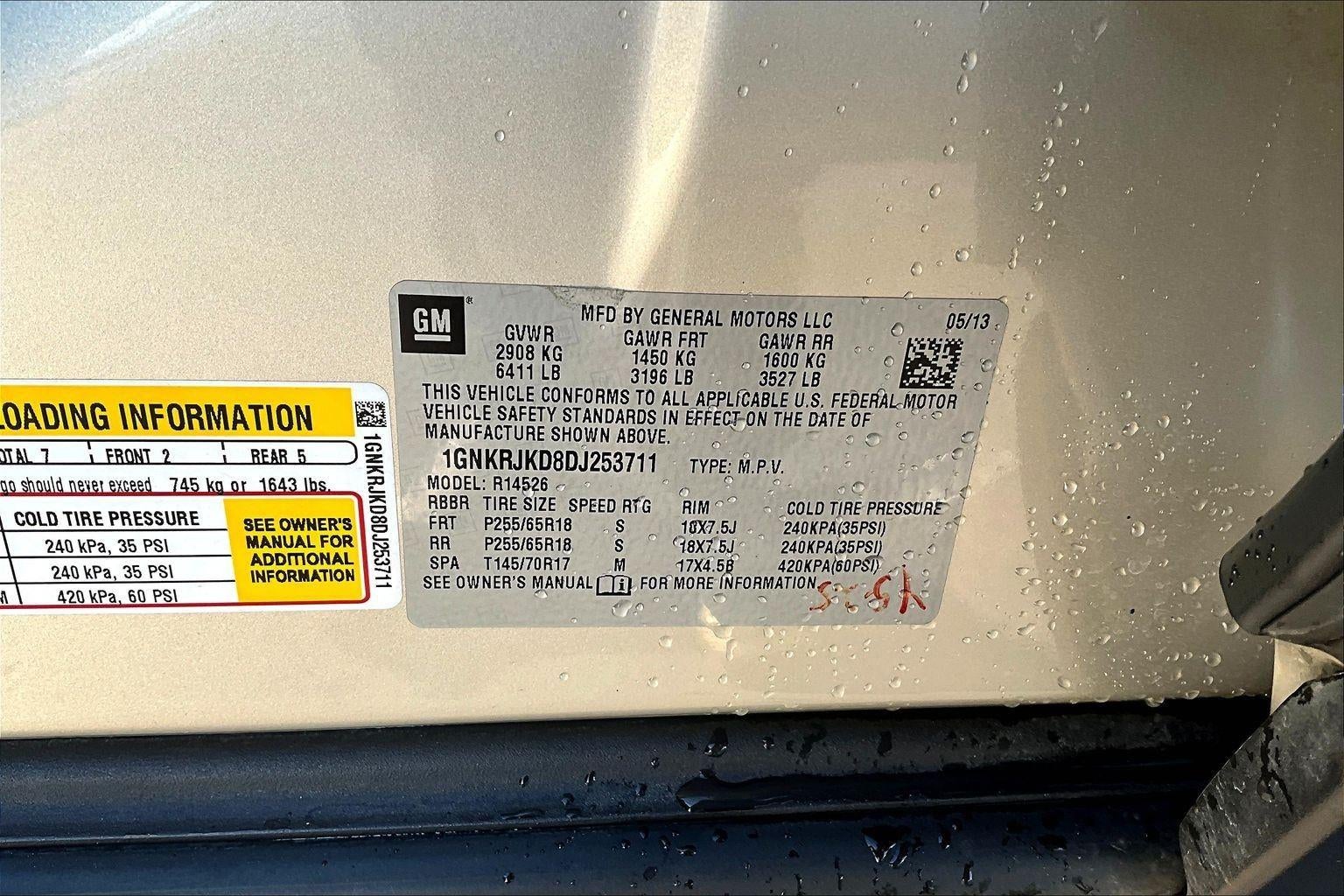 2013 Chevrolet Traverse LT