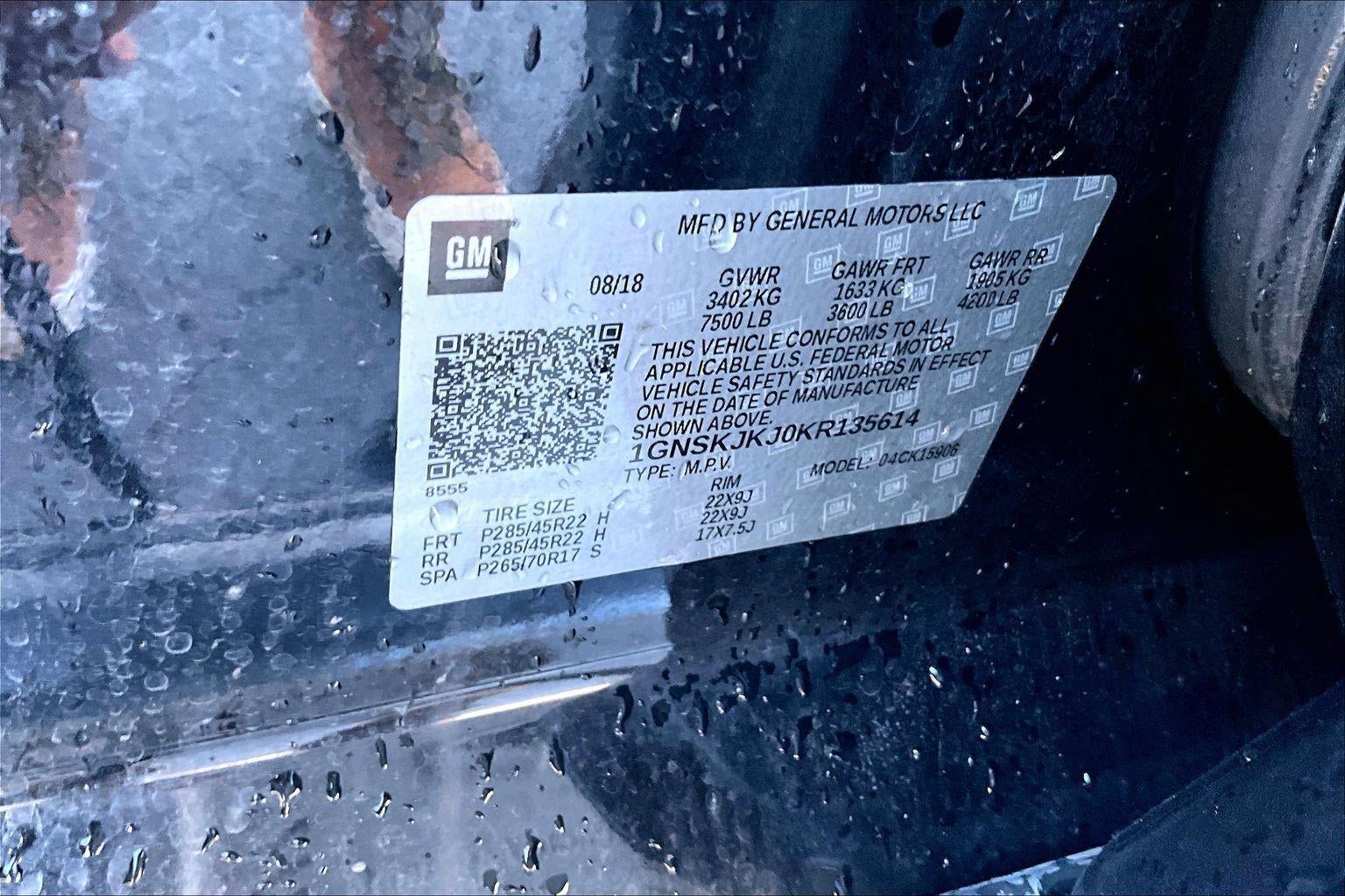 2019 Chevrolet Suburban Premier