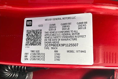 2023 GMC Canyon AT4X