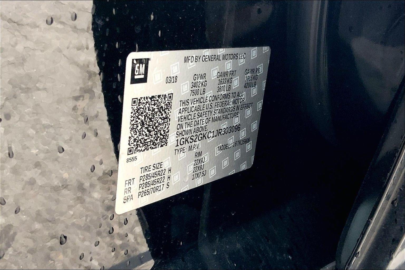 2018 GMC Yukon XL SLT