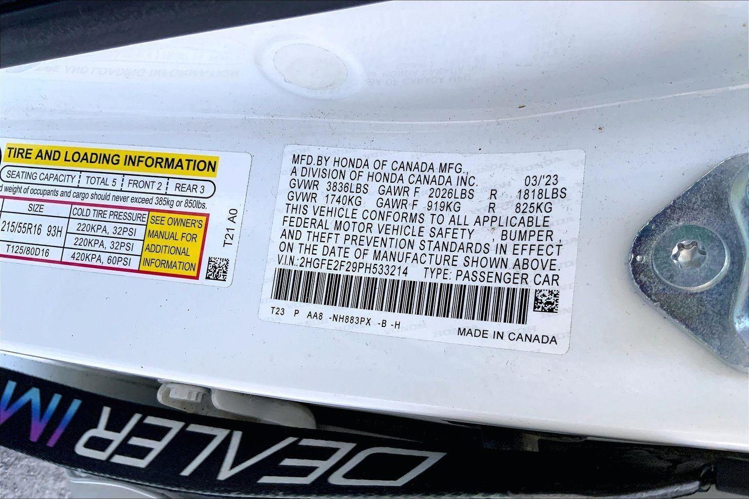 2023 Honda Civic Sedan LX