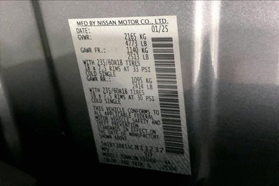 2025 Nissan Rogue SV
