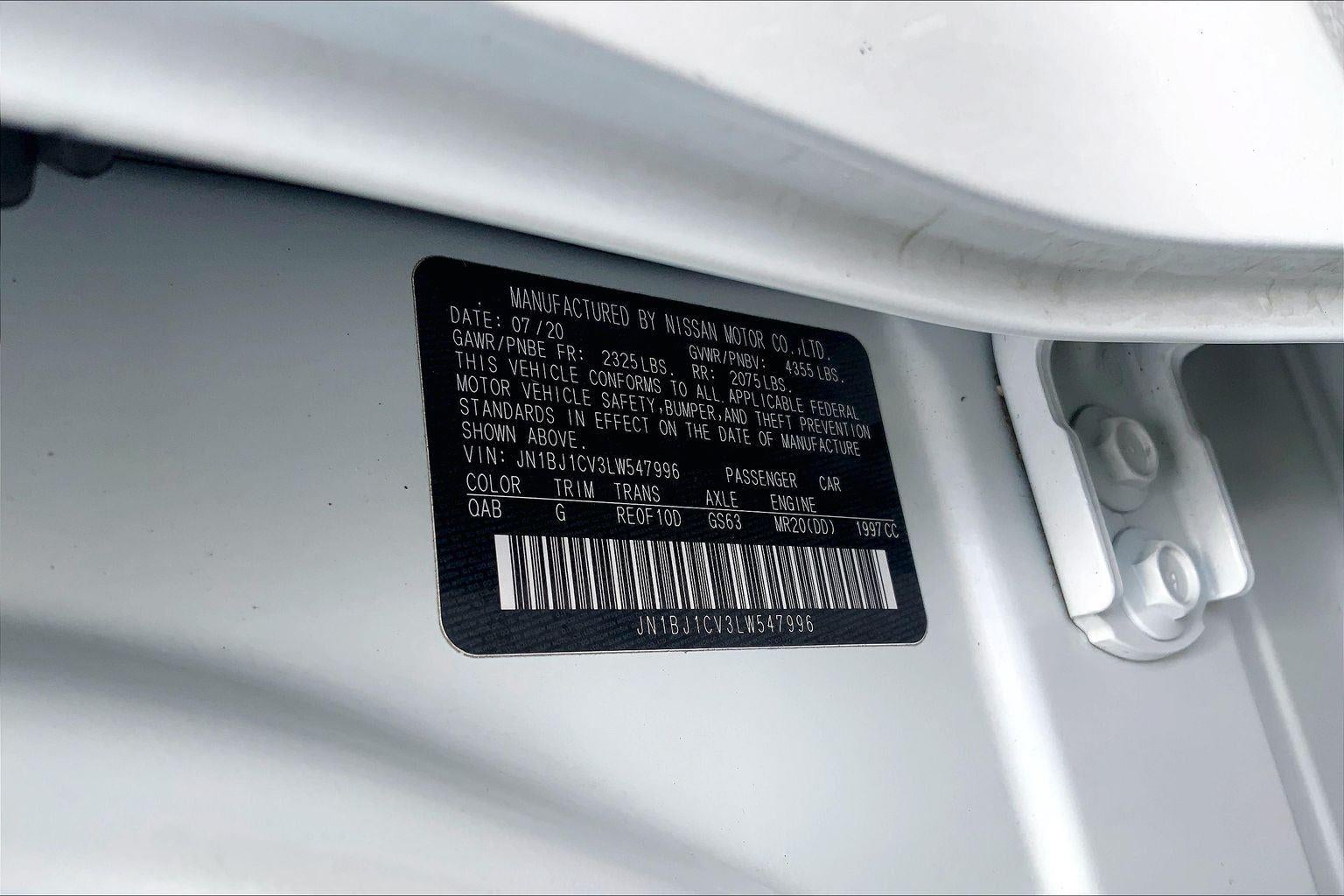 2020 Nissan Rogue Sport SL
