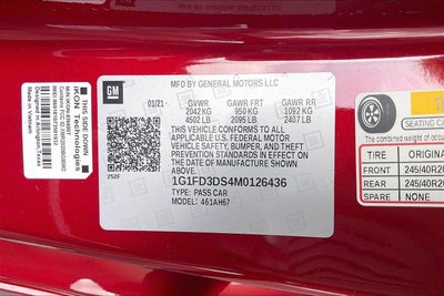 2021 Chevrolet Camaro 3LT