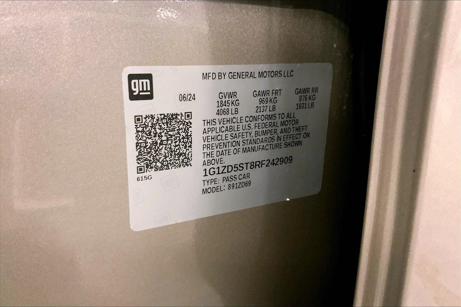 2024 Chevrolet Malibu 1LT