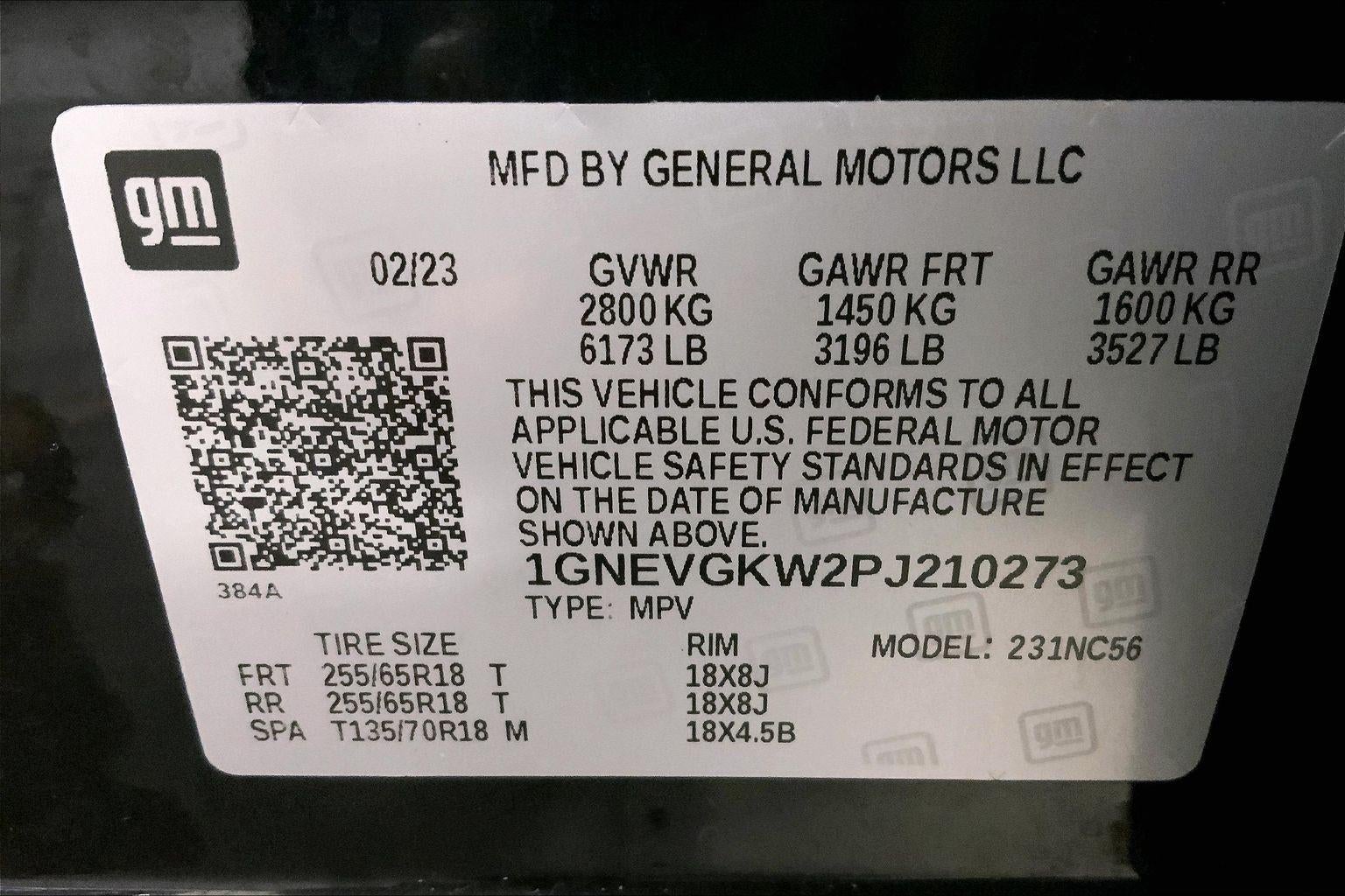 2023 Chevrolet Traverse LT Cloth