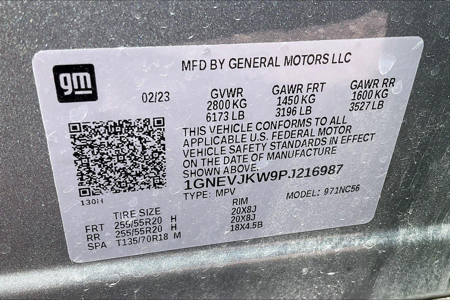 2023 Chevrolet Traverse RS