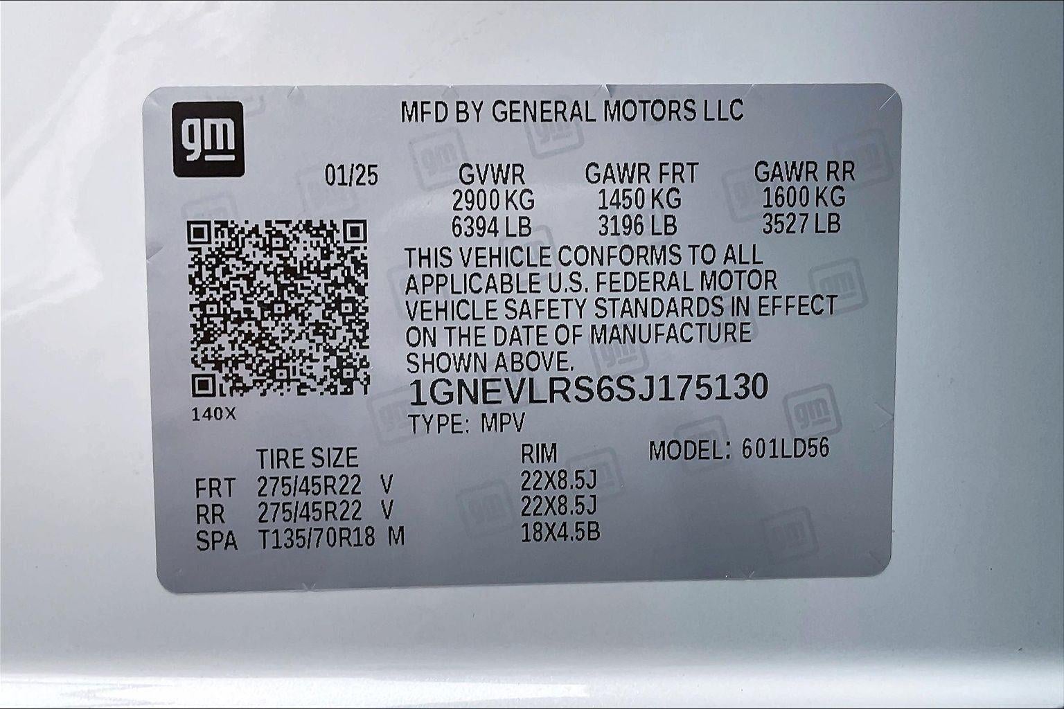 2025 Chevrolet Traverse RS