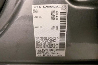 2025 Nissan Altima SV