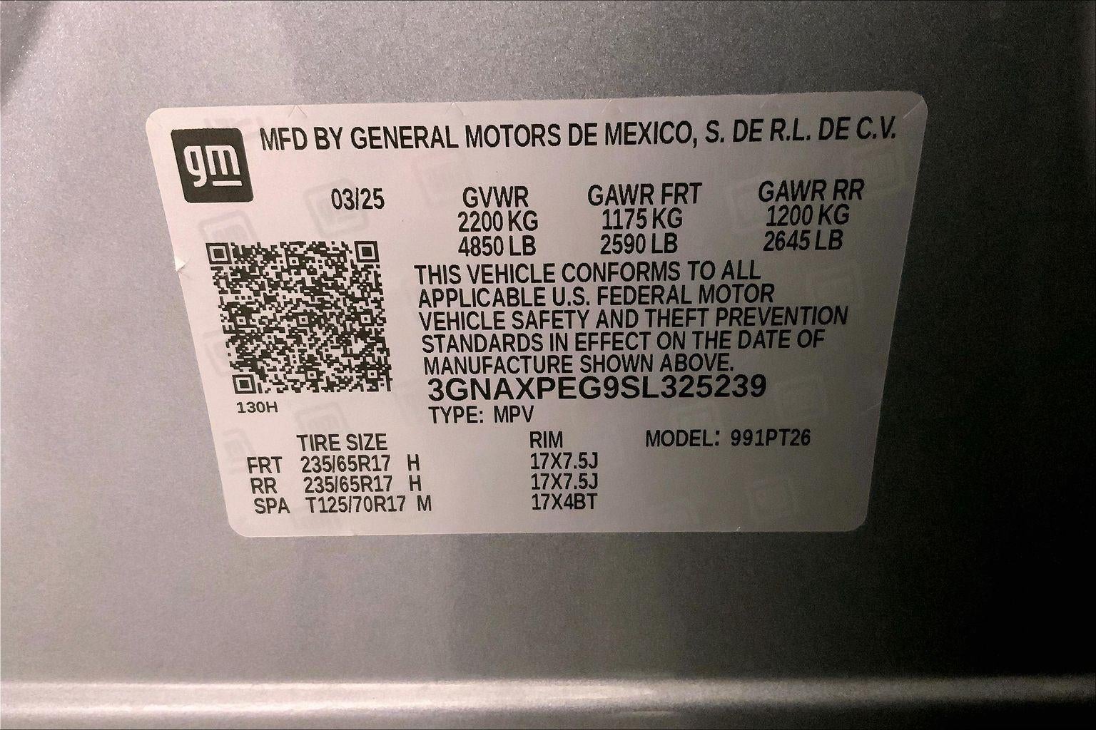 2025 Chevrolet Equinox LT