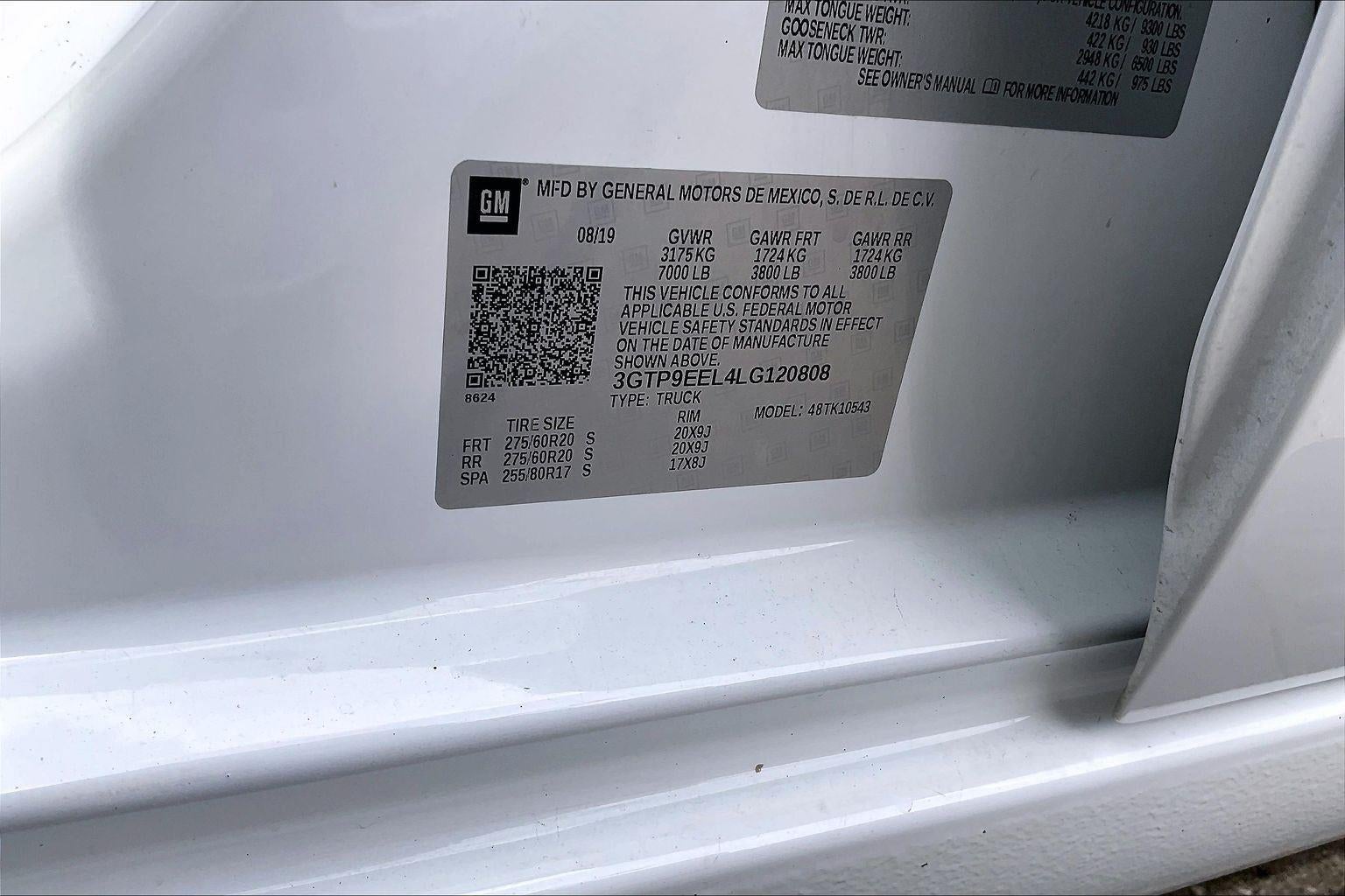 2020 GMC Sierra 1500 AT4