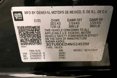 2022 GMC Sierra 1500 Limited SLT