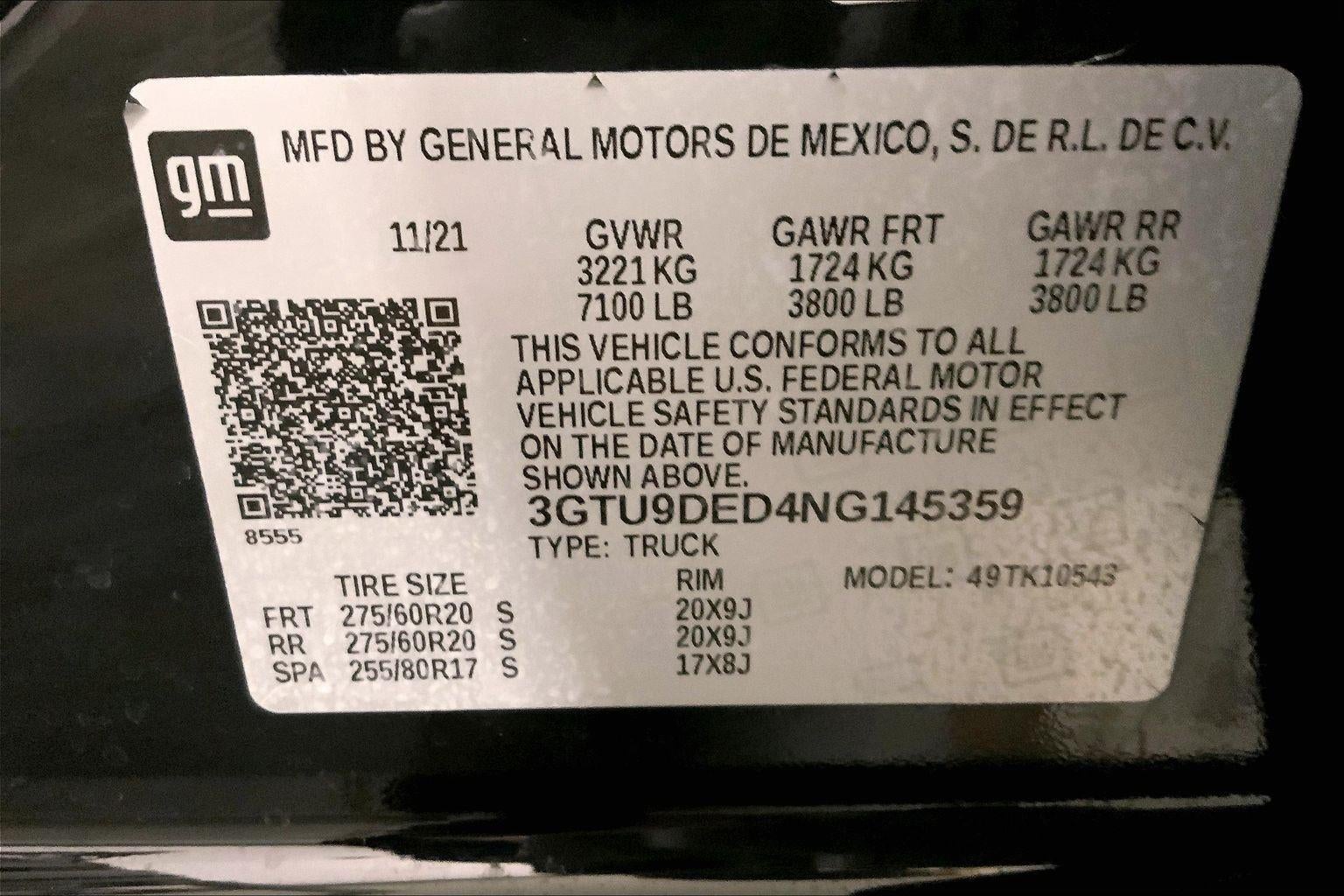 2022 GMC Sierra 1500 Limited SLT