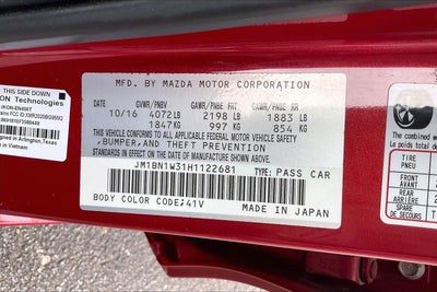 2017 Mazda Mazda3 4-Door Grand Touring