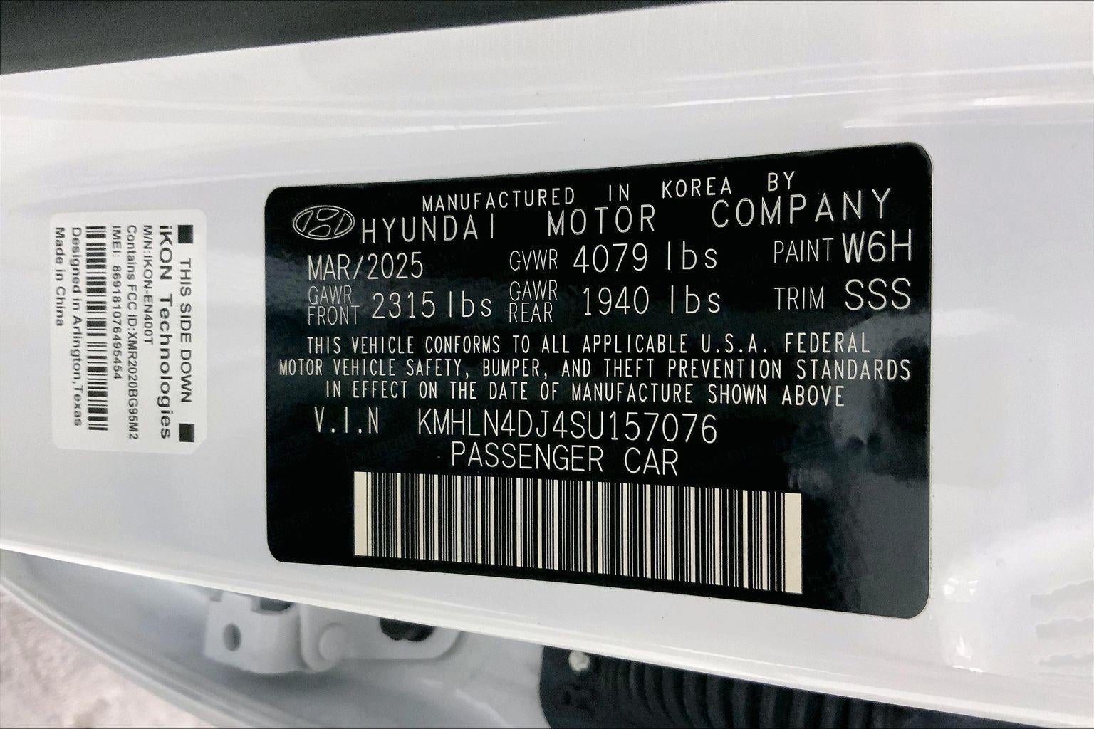 2025 Hyundai Elantra Hybrid Limited