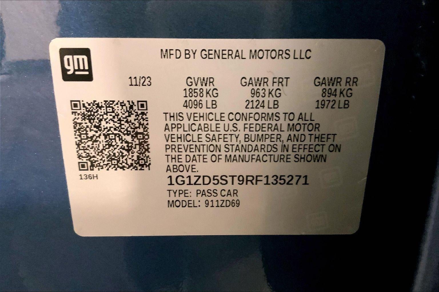 2024 Chevrolet Malibu 1LT