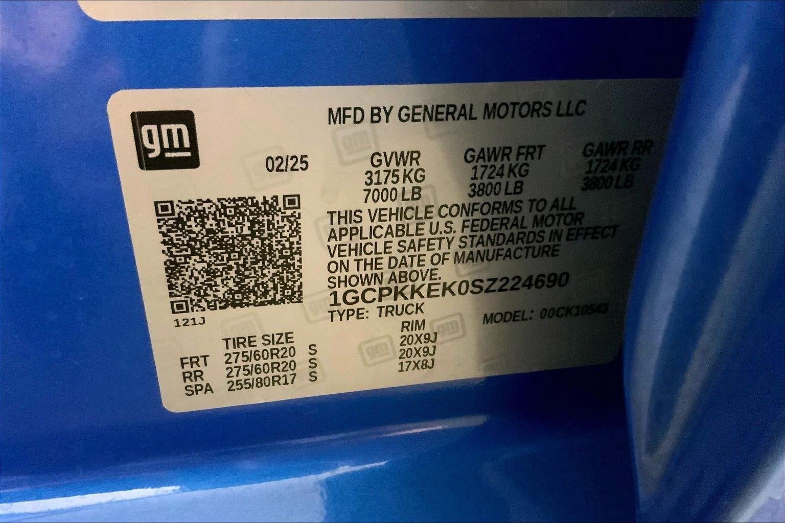 2025 Chevrolet Silverado 1500 LT (2FL)
