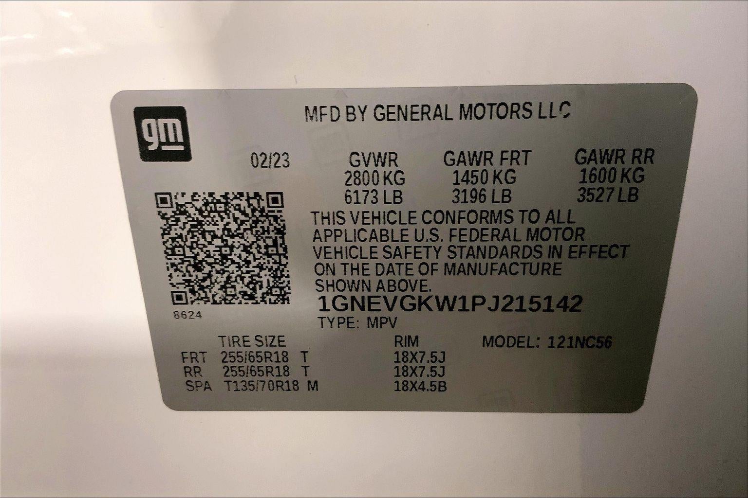 2023 Chevrolet Traverse LT Cloth
