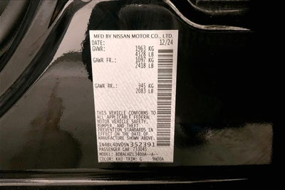 2025 Nissan Altima SV