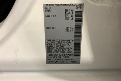 2025 Nissan Altima SV