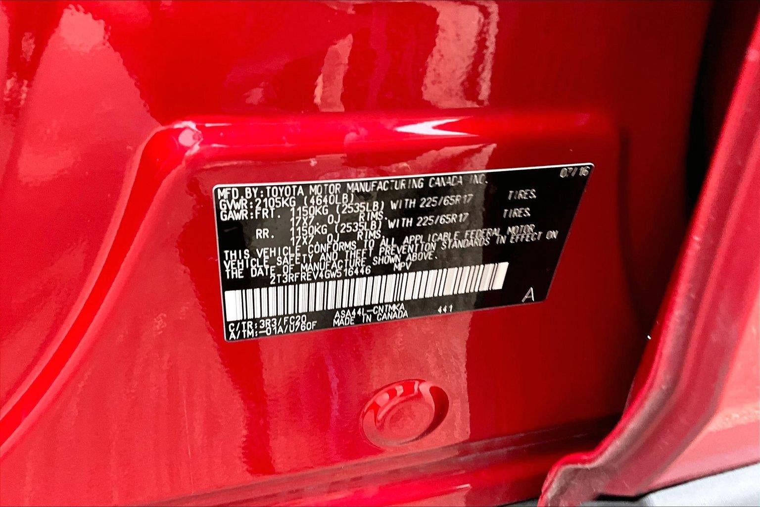 2016 Toyota RAV4 XLE