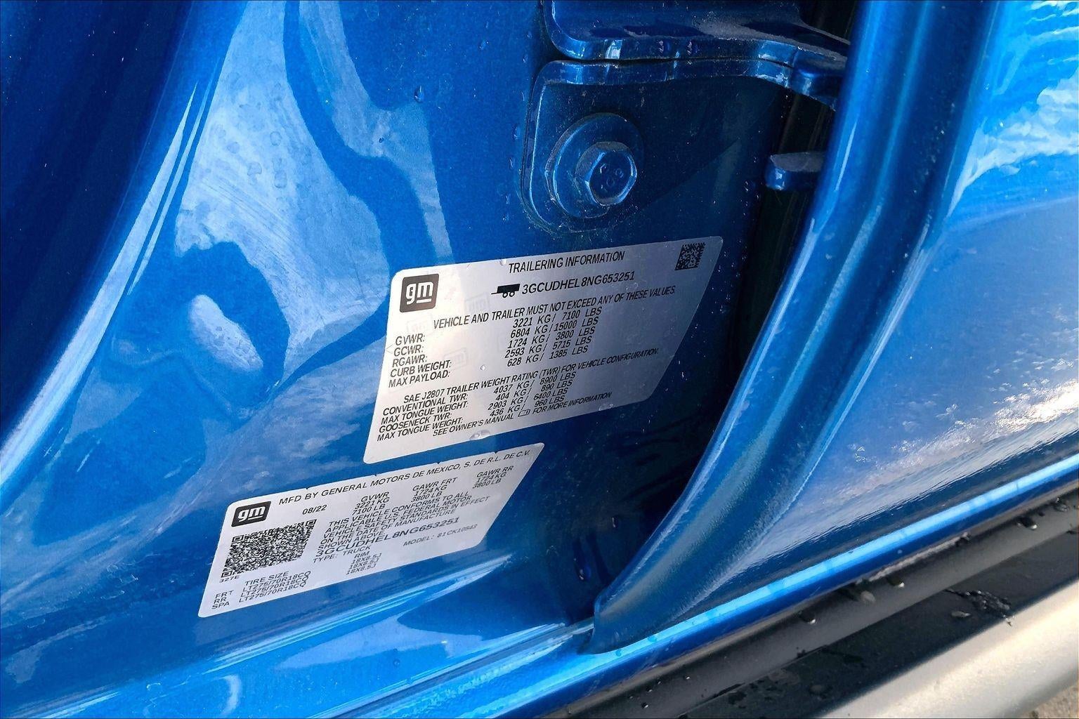 2022 Chevrolet Silverado 1500 ZR2