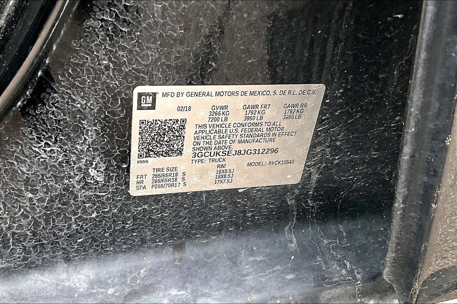 2018 Chevrolet Silverado 1500 LTZ