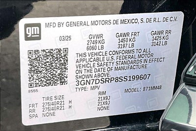 2025 Chevrolet Equinox EV RS