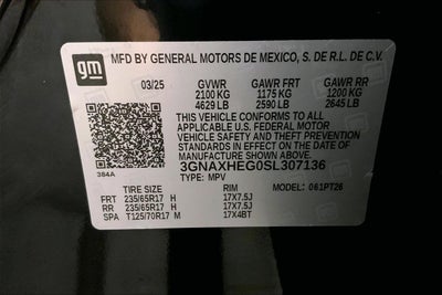 2025 Chevrolet Equinox LT