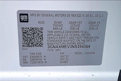 2022 Chevrolet Equinox RS